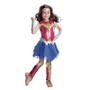 Imagem de Traje de Cosplay de Mulher Maravilha para Halloween - Fantasia Infantil Luxo