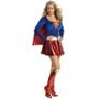 Imagem de Traje de Cosplay Superwoman Adulto - Vestido com Capas para Sapatos - Fantasia de Halloween