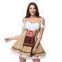 Imagem de Traje de Oktoberfest para Casais - Fantasia de Bartender e Garçonete para Halloween e Carnaval