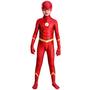 Imagem de Traje Flash Cosplay Infantil Bodysuit Elastano