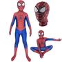 Imagem de Traje Homem Aranha Clássico Cosplay Infantil Bodysuit Elastano Lente 3D