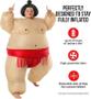 Imagem de Traje inflável Morph Red Sumo Wrestler para crianças