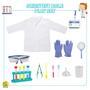 Imagem de Traje Lesheng Space Scientist Lab Coat com kit científico para crianças