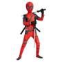 Imagem de Traje Zentai Deadpool para Crianças - Fantasia de Halloween com Acessórios