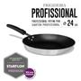 Imagem de Tramontina Profissional Frigideira com Revestimento Interno de Antiaderente, Preto/Prata, 24 cm