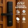 Imagem de Tranca Inteligente Digital Biométrica com App WiFi e Chave Entrega Rápida