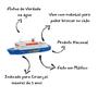 Imagem de Transatlântico Gulliver Embarcação Navio Barco Cruzeiro Em Miniatura Brinquedo Lançamento