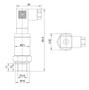 Imagem de Transdutor Pressão 0-1 MPa 1/4 NPT 12-36 VDC 4-20 mA