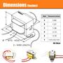 Transformador AC/AC NVMIDTC 110V para 12V 10VA - Pacote com 1 Unidade Imagem de Transformador AC/AC NVMIDTC 110V para 12V 10VA - Pacote com 1 Unidade