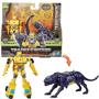 Imagem de Transformers Boneco Bumblebee E Snarlsaber Battle Changers