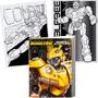 Imagem de Transformers Rescue Bots Coloring and Activity Book Set - Bundle Includes: 96-pg Coloring Book, Adesivos e Cabide de Porta de Super-Herói