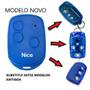 Imagem de Transmissor 3 teclas azul modelo nice 3tb 433mhz rolling code