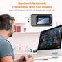 Imagem de Transmissor e Receptor Bluetooth 5.0 com Display