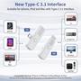 Imagem de Transmissor e Receptor HDMI Sem Fio BRAIDOL - Upgrade Type-C 3.1
