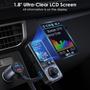 Imagem de Transmissor FM Bluetooth 5.0 LENCENT para Carro com Tela Colorida