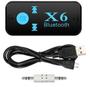 Imagem de Transmissores Bluetooth 3.5mm para usb receptor bluetooth aux audio bt x6 adaptador de música carro pc laptop