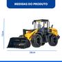 Imagem de Trator Brinquedo Pá Carregadeira W170B New Holland - Amarelo