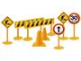 Imagem de Trator Construction Machines Plainer - Usual Brinquedos 306 com Acessórios
