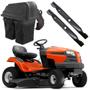 Imagem de Trator Cortador de Grama Husqvarna TS138L 15HP 97cm Recolhedor e Lâminas Extras