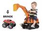 Imagem de Trator De Brinquedo Escavador Giant Escavator + Pick-Up Nitrus Junior - Roma Brinquedos