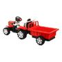 Imagem de Trator elétrico infantil motorizado com caçamba 12v bang toys