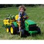 Imagem de Trator Eletrico Infantil Pég-pérego John Deere Ground Force 12v Verde e Amarelo
