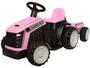 Imagem de Trator Elétrico Infantil Rosa Verde Amarelo Com Caçamba Grande 6V Inmetro Importway