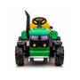 Imagem de Trator Elétrico Infantil Verde E Amarelo 12V Com Carreta C/R