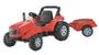 Imagem de Trator Elétrico Passeio Infantil Biemme Massey Ferguson 12V