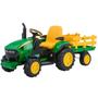 Imagem de Trator Eletrico PegPerego John Deere Ground Force Caçamba 12V