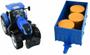 Imagem de Trator New Holland T7.315 HD c/ Carreta de Silagem - Agriculture - 1/32 - Bburago