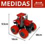 Imagem de Trator Tração 4x4 C/ Motor À Fricção 360 Carro Carrinho - Faz Manobras Super Iradas - Bee Toys