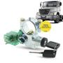 Imagem de Trava de Direção Com Cilindro Com Comutador Caminhão Mercedes Atron 2011 a 2014 Universal Adaptável Ônibus Caminhão