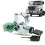 Imagem de Trava de Direção Com Cilindro Com Comutador Caminhão Mercedes Atron 2011 a 2014 Universal Adaptável Ônibus Caminhão
