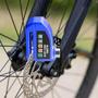 Imagem de Trava de Disco Freio Moto  Cadeado Sensor Alarme 110db Anti Furto Roubo Sirene Motocicleta Bike Bicicleta Segurança Resistente Proteçao