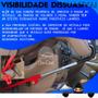 Imagem de Trava de Volante e pedal trava carneiro Aço Antifurto veicular universal para carro 2 chaves
