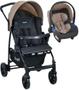 Imagem de Travel System Ecco Com Bebê Conforto Touring X Cinza Bege