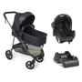 Imagem de Travel System Galzerano Napoli com Base para Carro Trio Preto com Cobre