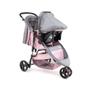 Imagem de Travel System Jetty Duo Rosa Mescla Com Bebê Conforto