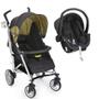 Imagem de Travel System Tatus Preto/Verde + Bebê Conforto - Dzieco