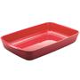 Imagem de Travessa 2L Bandeja Tigela Retangular 33x20cm Polipropileno Vermelho