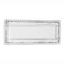 Imagem de Travessa 30 x 13 cm de cristal transparente Pearl Wolff - 27891