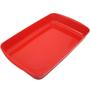 Imagem de Travessa Bandeja Tigela 3L Retangular 37x22cm Polipropileno Vermelho