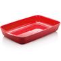 Imagem de Travessa Bandeja Tigela 3L Retangular 37x22cm Polipropileno Vermelho