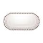 Imagem de Travessa Cristal de Chumbo Oval Pearl Transparente 24x12x2cm