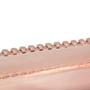 Imagem de Travessa de Cristal Oval Bolinhas Pearl Rosa 30 cm