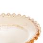 Imagem de Travessa De Cristal Oval Pearl Âmbar 30x15x2cm Wolff