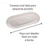 Imagem de Travessa De Cristal Pearl 24x12x2cm 28386 Wolff Oval Pequena