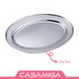 Imagem de Travessa de Inox Oval 40 cm Class Home