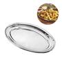 Imagem de Travessa de Inox Oval Rasa 20cmx15cm